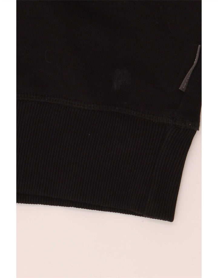 Felpa da uomo French Connection Maglione grande cotone nero