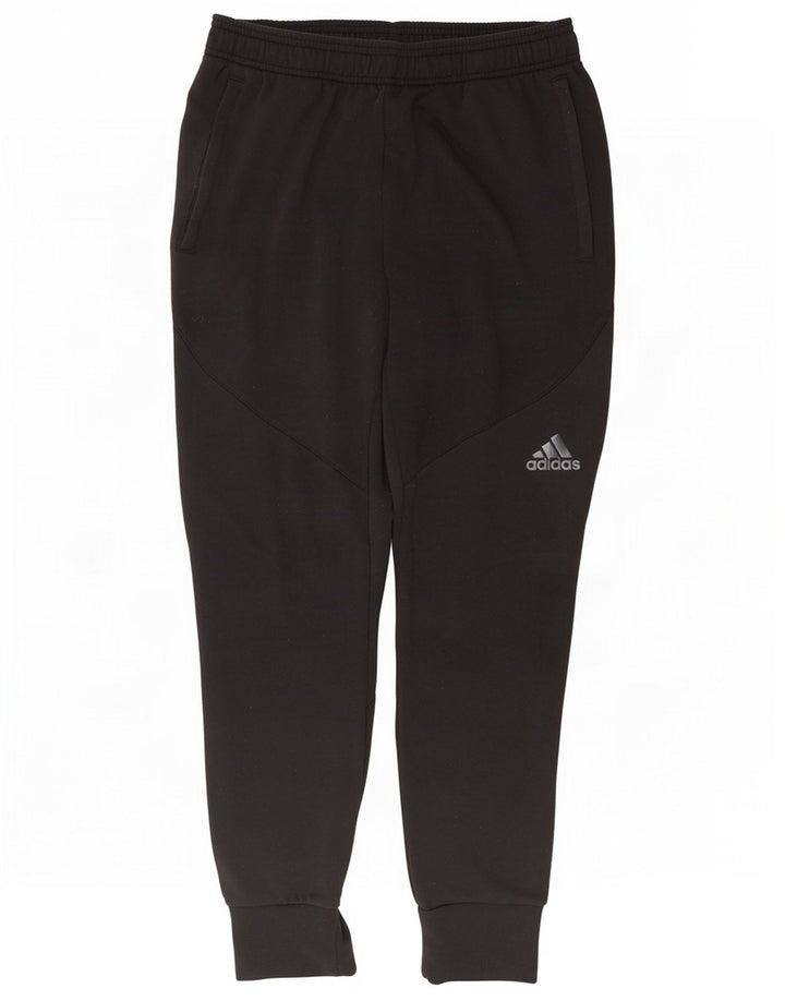 Pantaloni da tuta da uomo Adidas Climalite Joggers medio poliestere nero