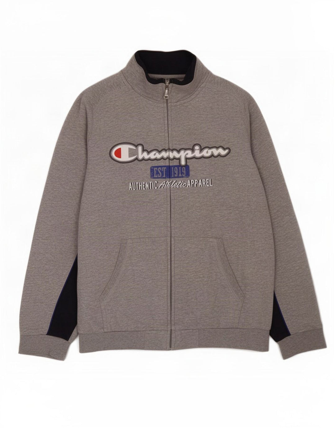 Giacca superiore della tuta da ragazzo Champion 11-12 anni Large Grey Colourblock