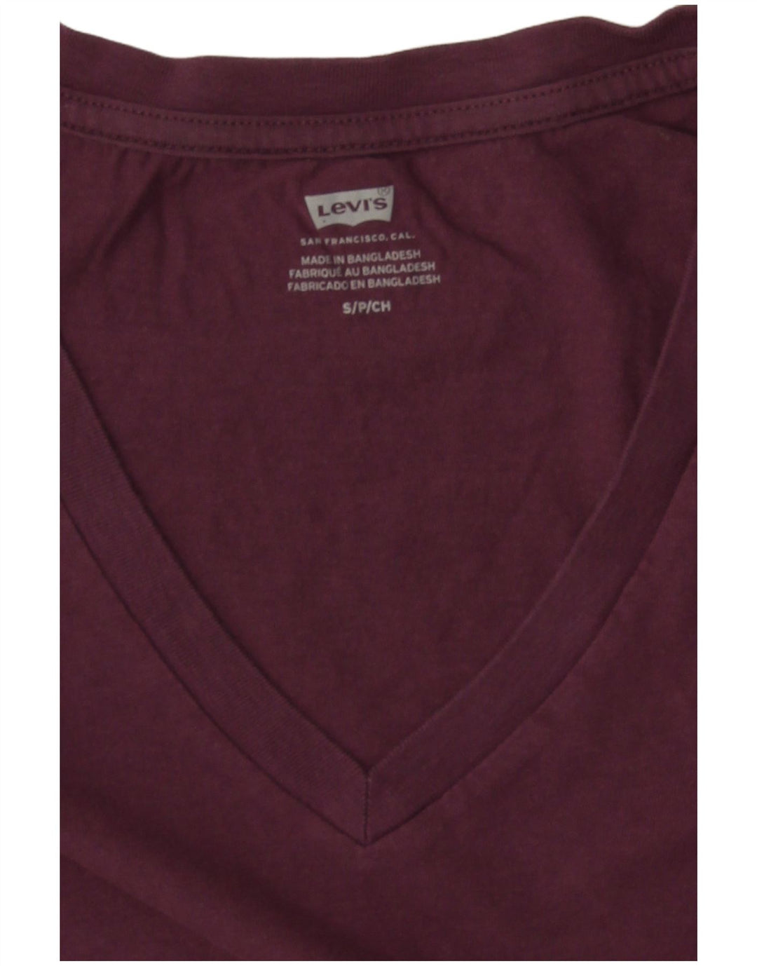 T-shirt da donna Levi's Top UK 10 piccola bordeaux