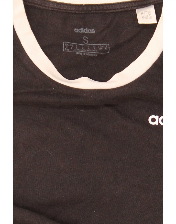 Maglietta Adidas da donna Top UK 8/10 piccola nera