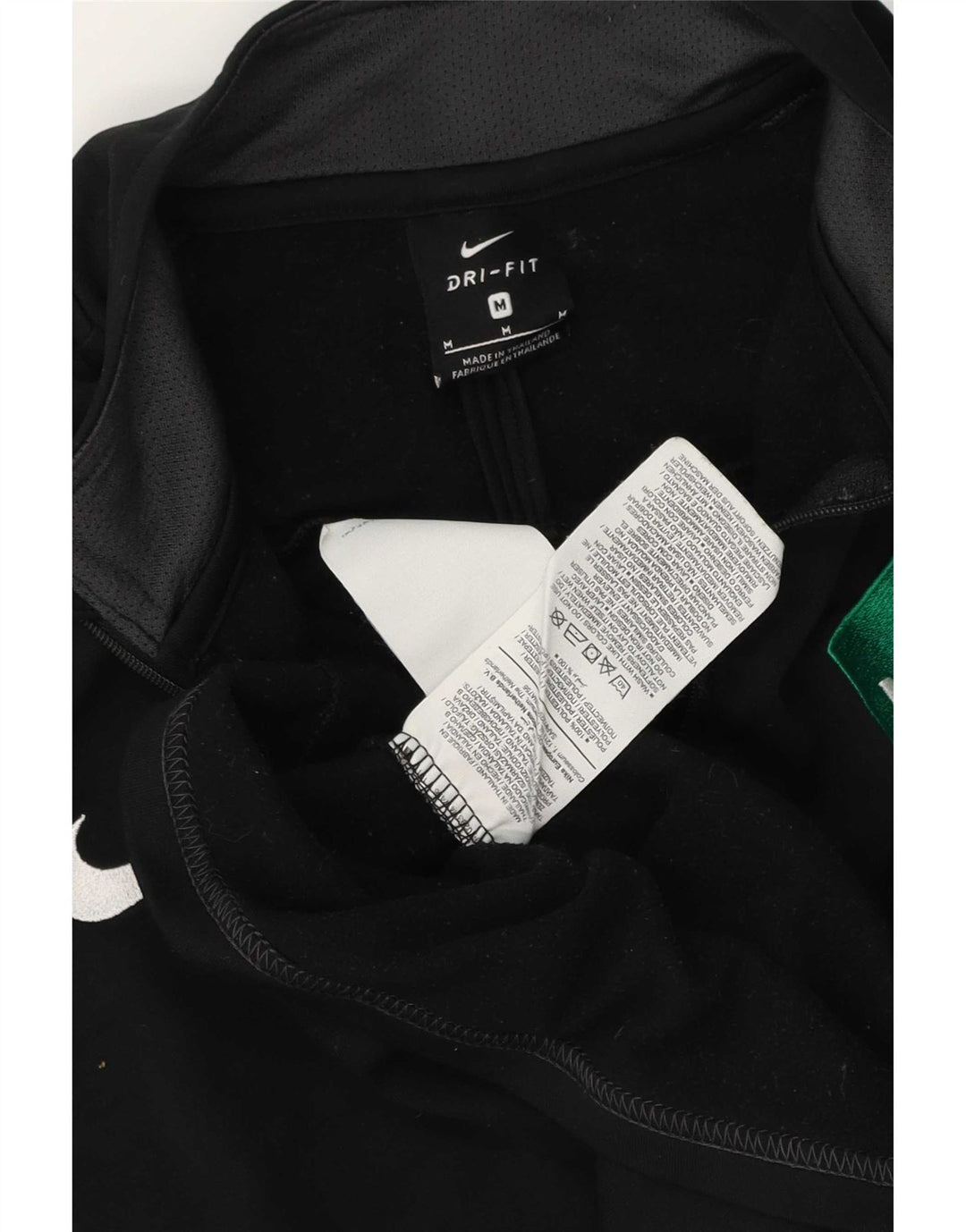 Top della tuta da ginnastica Nike Dri Fit Graphic Pullover da uomo, colore nero medio