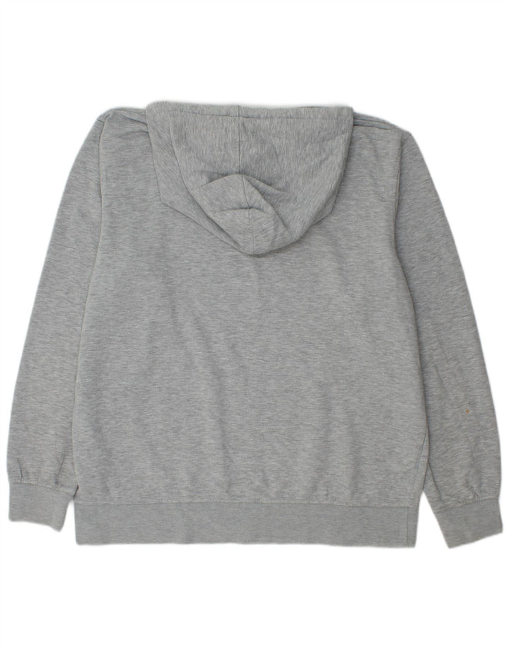JACK & JONES Felpa con cappuccio grafica da uomo 2XL Poliestere grigio