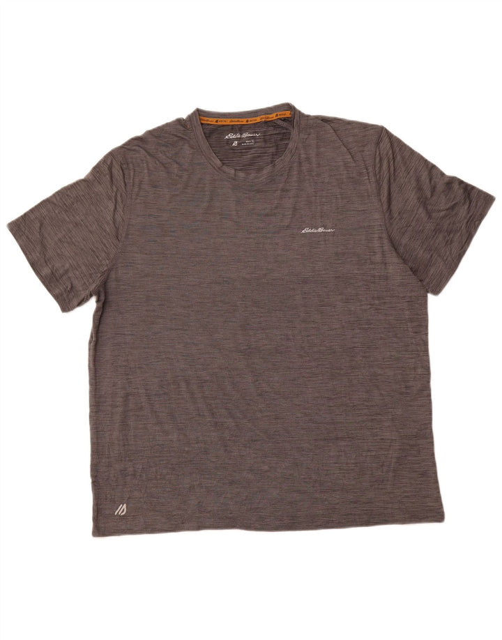 T-shirt da uomo EDDIE BAUER XL grigia chiazzata