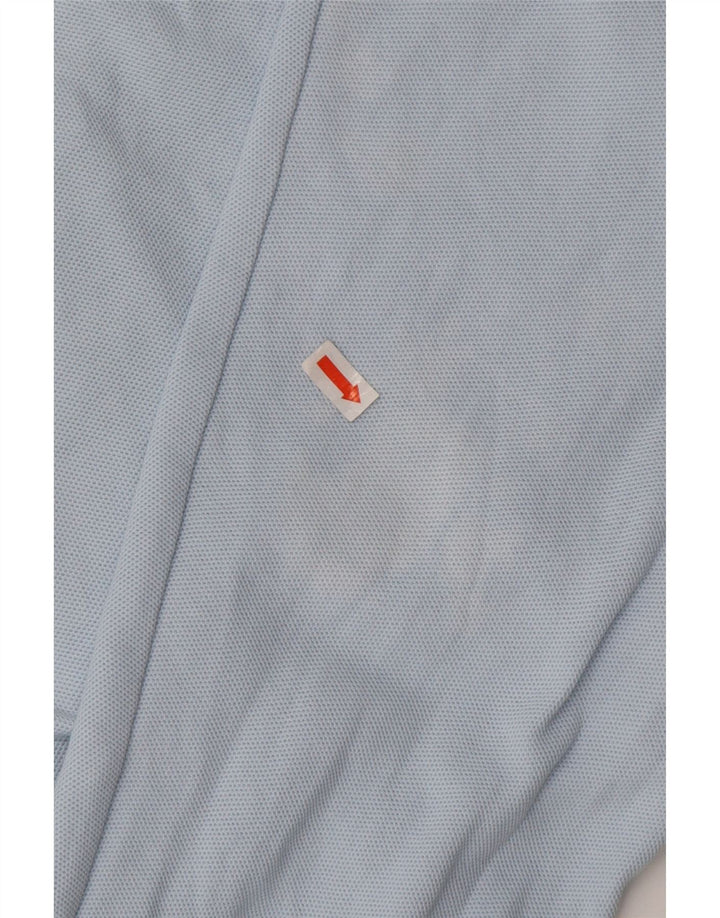 Polo FILA da uomo a maniche lunghe vestibilità ampia IT 50 cotone blu medio