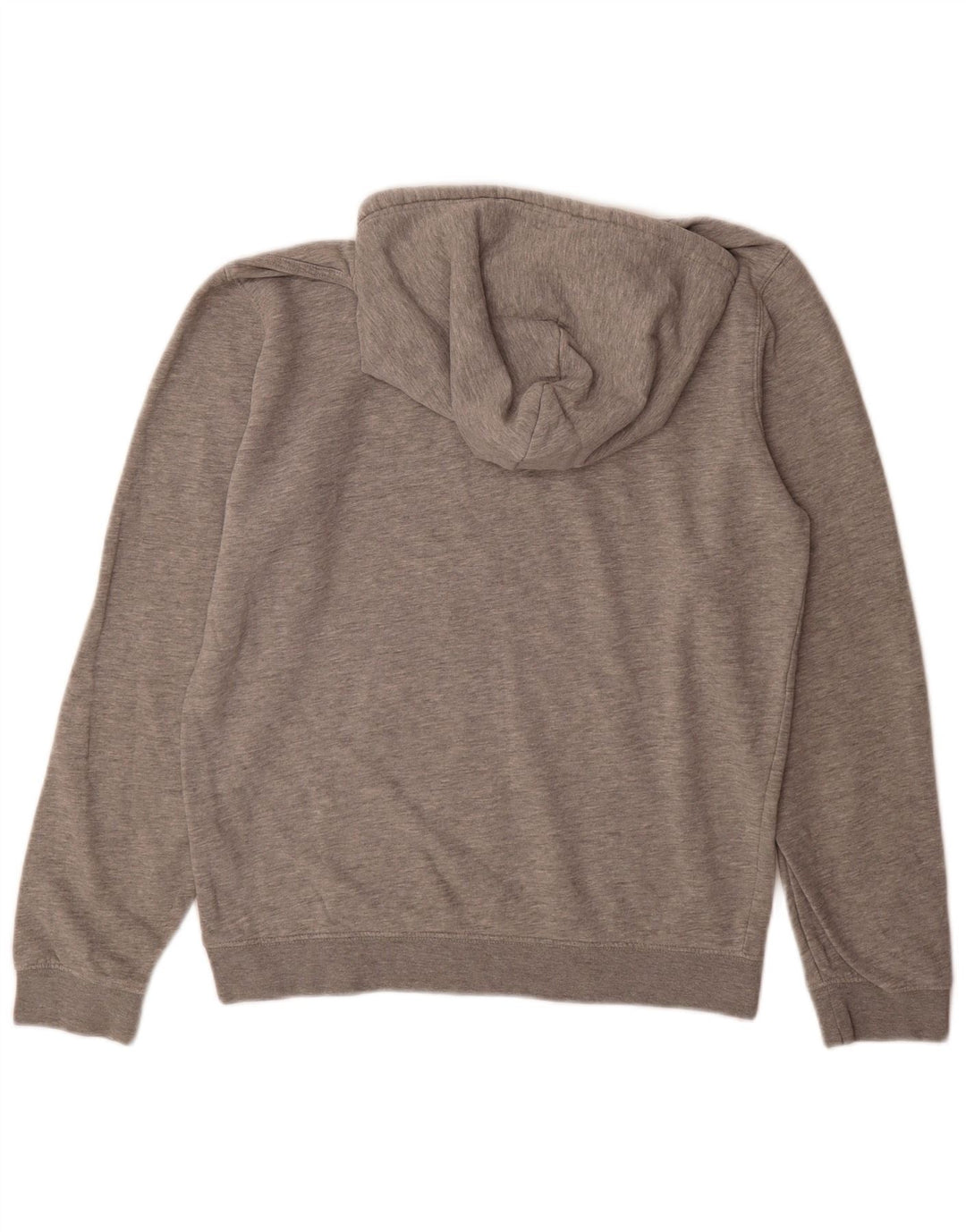 Maglione con cappuccio grafico da uomo Champion in cotone chiazzato grigio medio