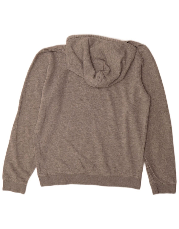 Maglione con cappuccio grafico da uomo Champion in cotone chiazzato grigio medio