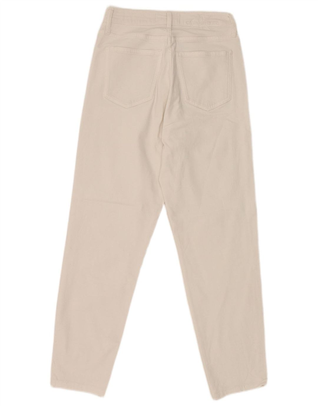 Jeans affusolati da donna Calvin Klein W26 L26 bianchi