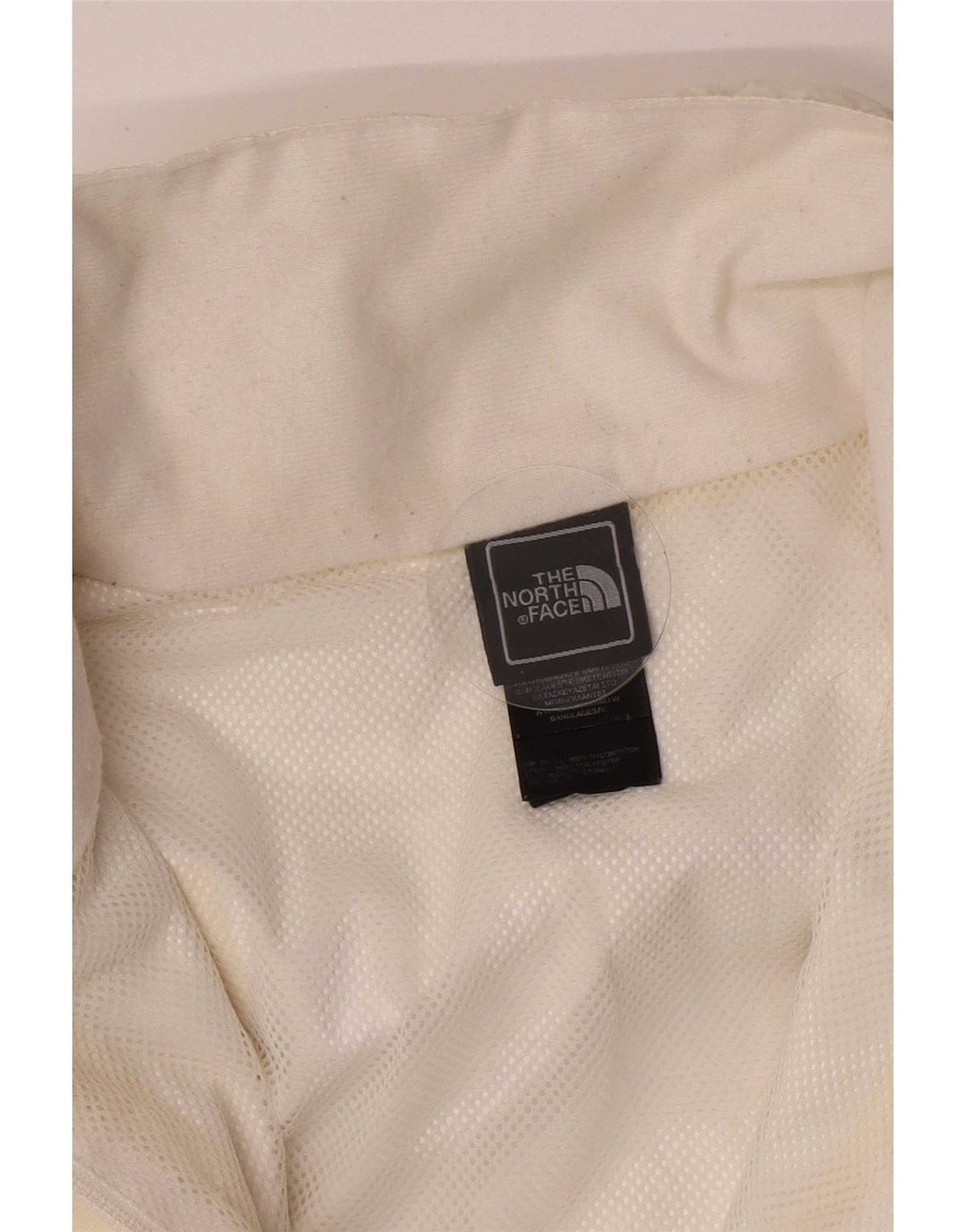 Giacca antipioggia con cappuccio da donna The North Face UK 14 nylon bianco medio