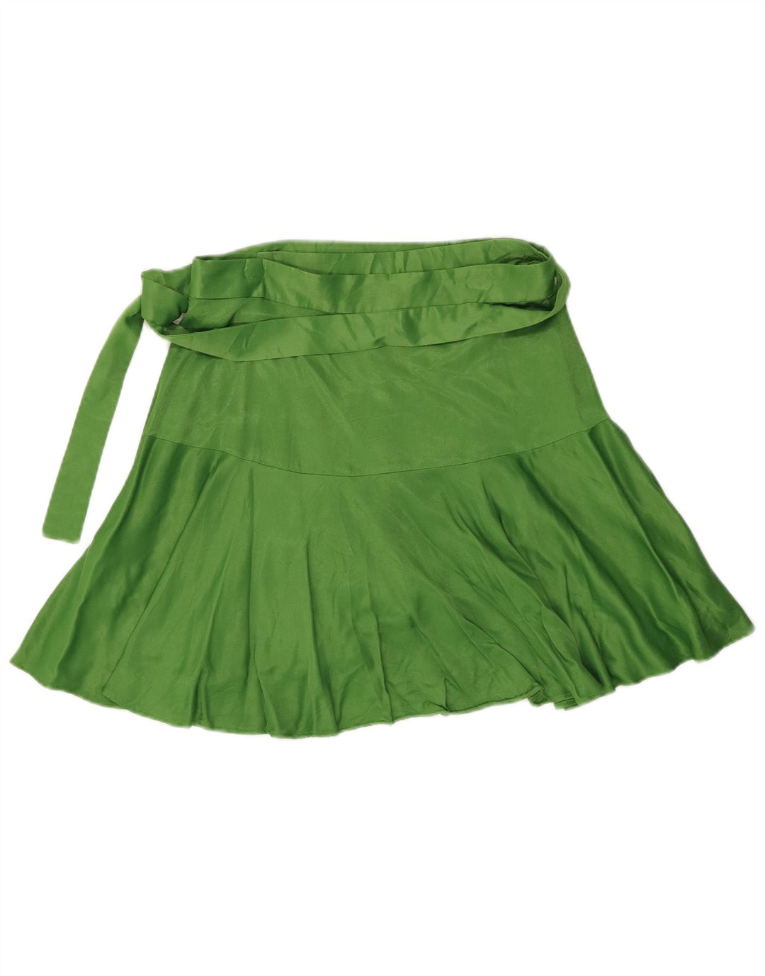 Gonna mini avvolgente da donna Zara piccola W26 viscosa verde