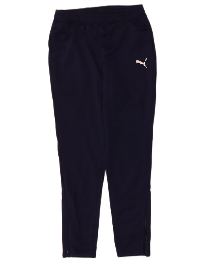 Pantaloni da tuta da ragazzo Puma 9-10 anni Small Blu Navy Poliestere