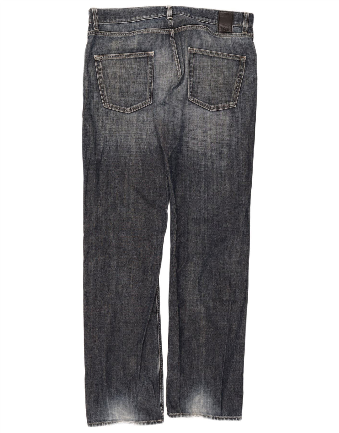 Jeans dritti da uomo Hugo Boss W35 L34 cotone blu