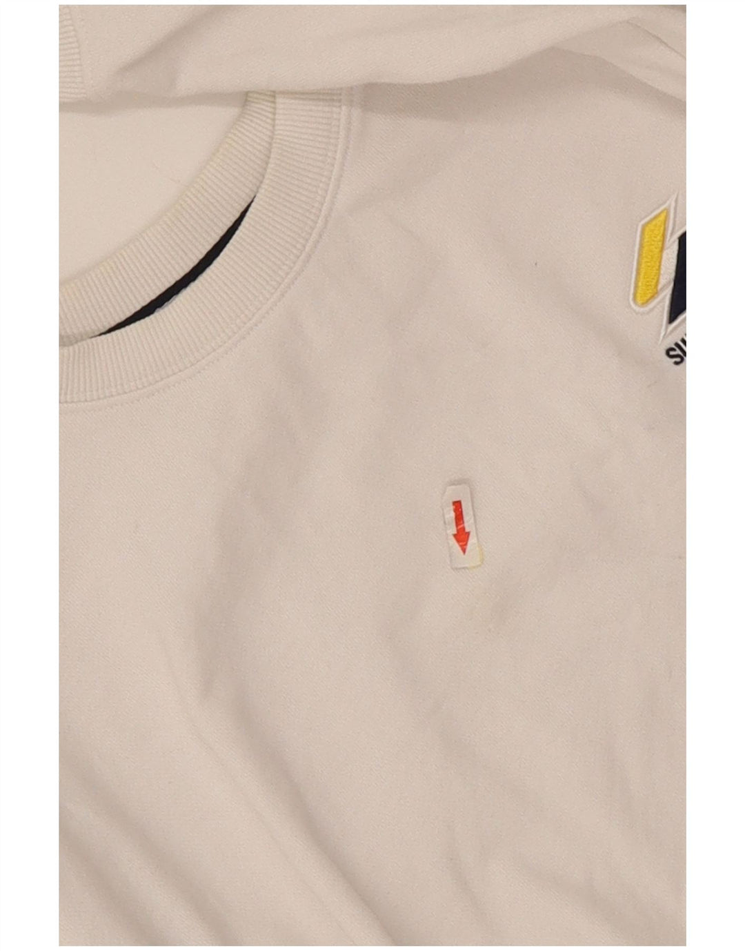 Felpa da donna Superdry Jumper UK 14 Large White Cotton