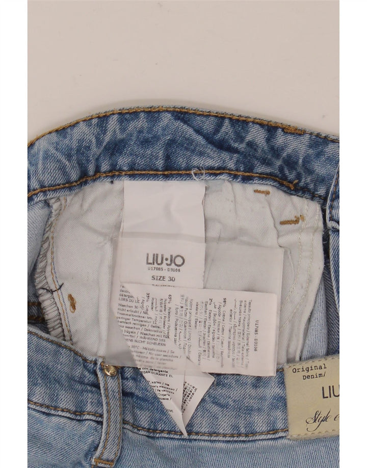 Jeans Bootcut Donna Liu Jo W30 L26 Cotone Blu