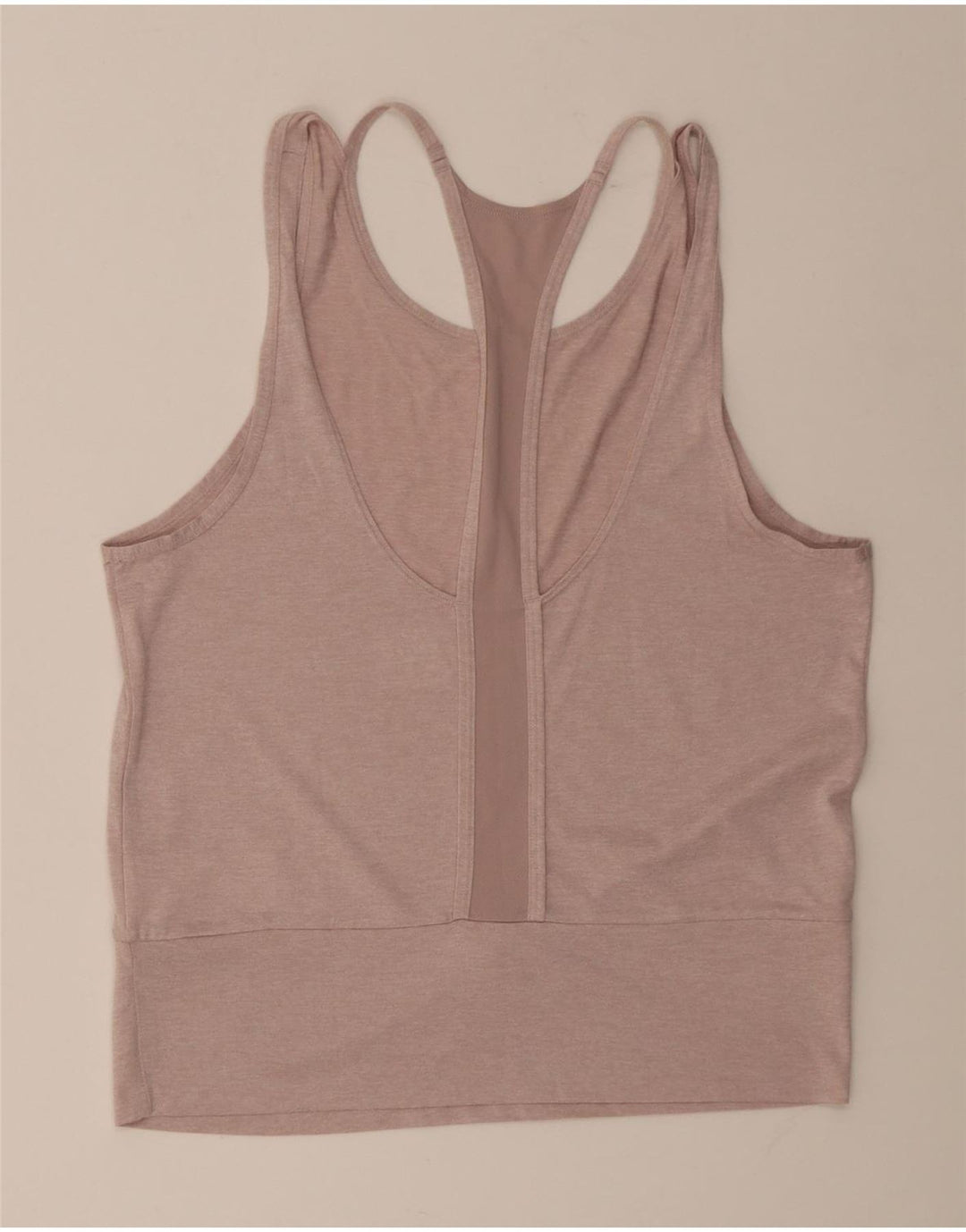 Canotta Nike Dri Fit da donna UK 12 poliestere rosa medio