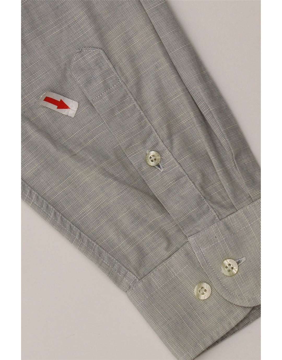 Camicia da uomo Lacoste taglia 39 cotone grigio medio