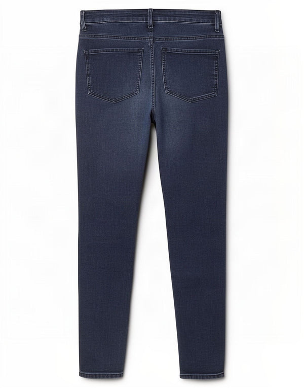Marks & Spencer Donna The Ivy Skinny Jeans UK 12 Medio W30 L30 Blu Navy