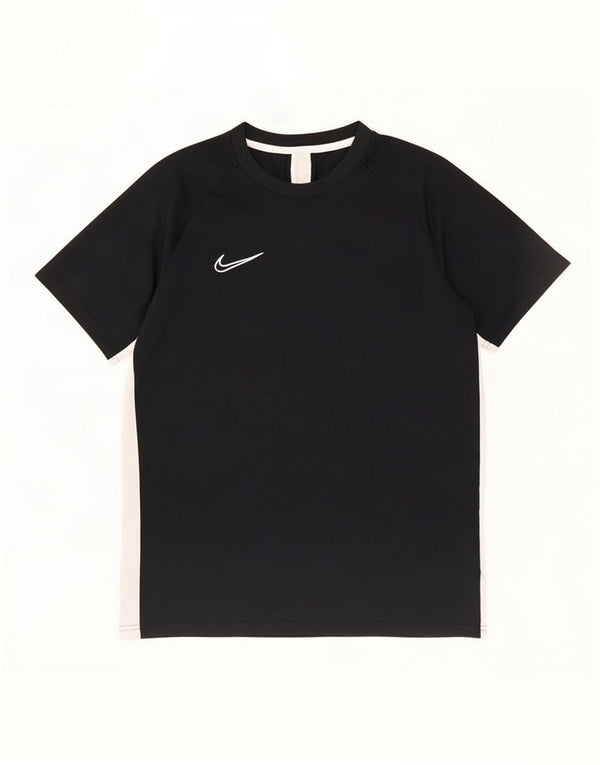 T-shirt Nike Dri Fit da uomo, grande, in poliestere color block nero