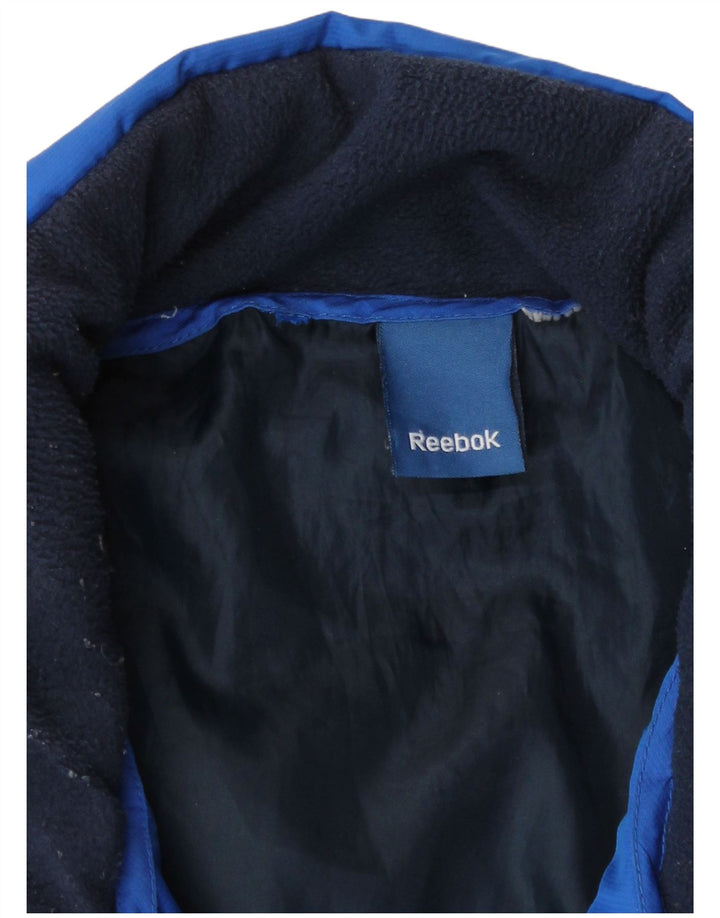 Giacca imbottita da uomo Reebok UK 42 XL blu poliestere
