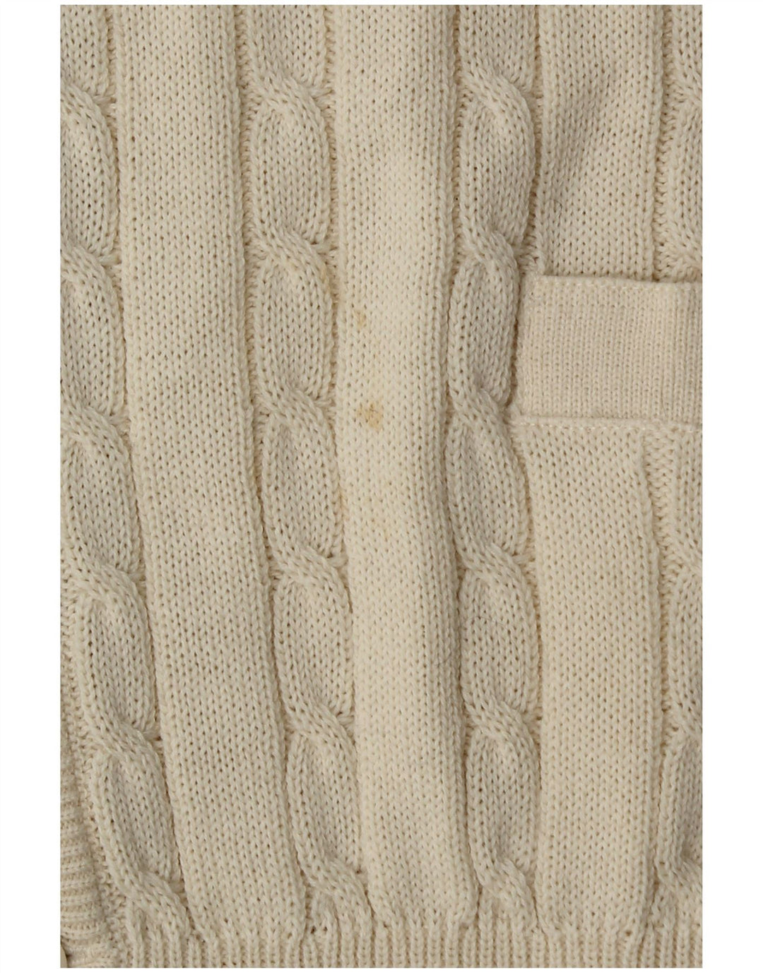 Maglione cardigan da uomo Navigare XL bianco sporco