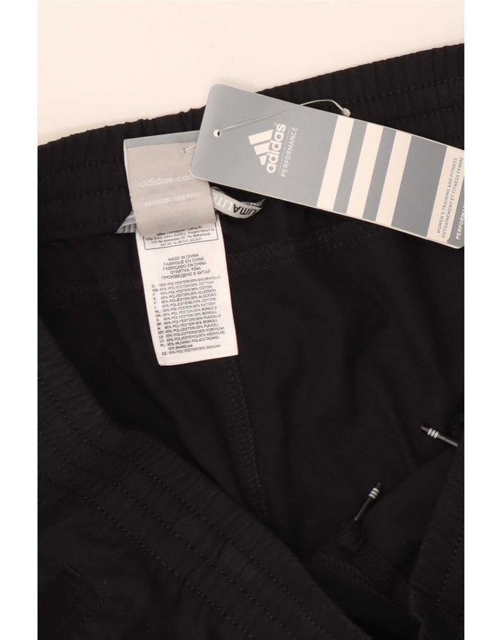 Pantaloni Adidas Climalite Regular Bootcut da donna UK 16 Large W34 L31 Neri