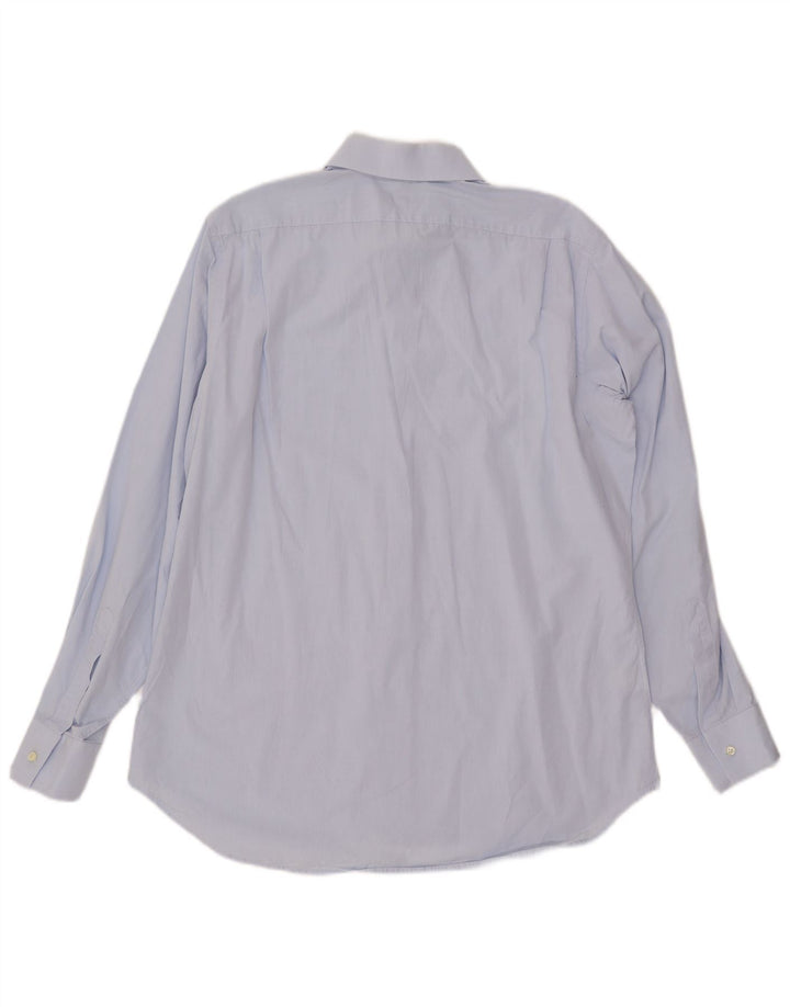 DOLCE & GABBANA Camicia da uomo Taglia 16 41 Large Blu Cotone