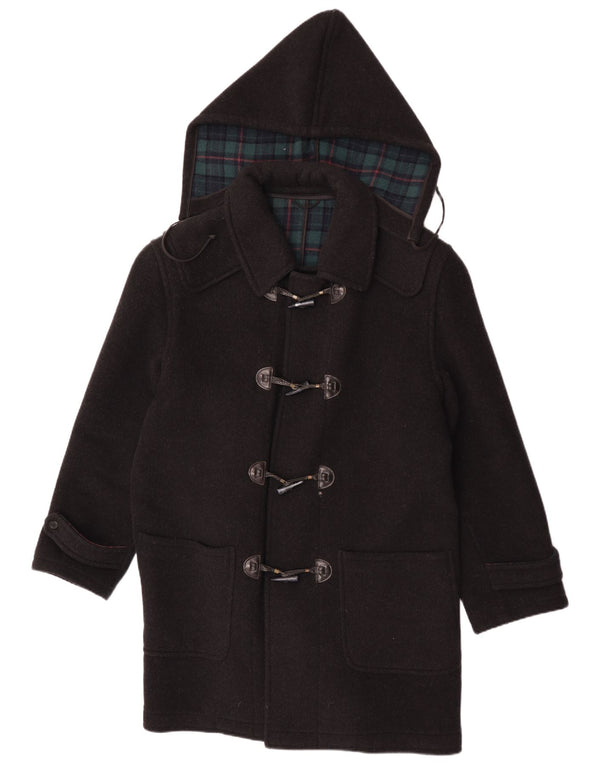 Montgomery con cappuccio da uomo Pierre Cardin IT 48 Lana a quadri nera media
