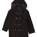 Montgomery con cappuccio da uomo Pierre Cardin IT 48 Lana a quadri nera media