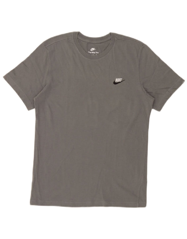 T-shirt Nike da uomo Top Small in cotone grigio