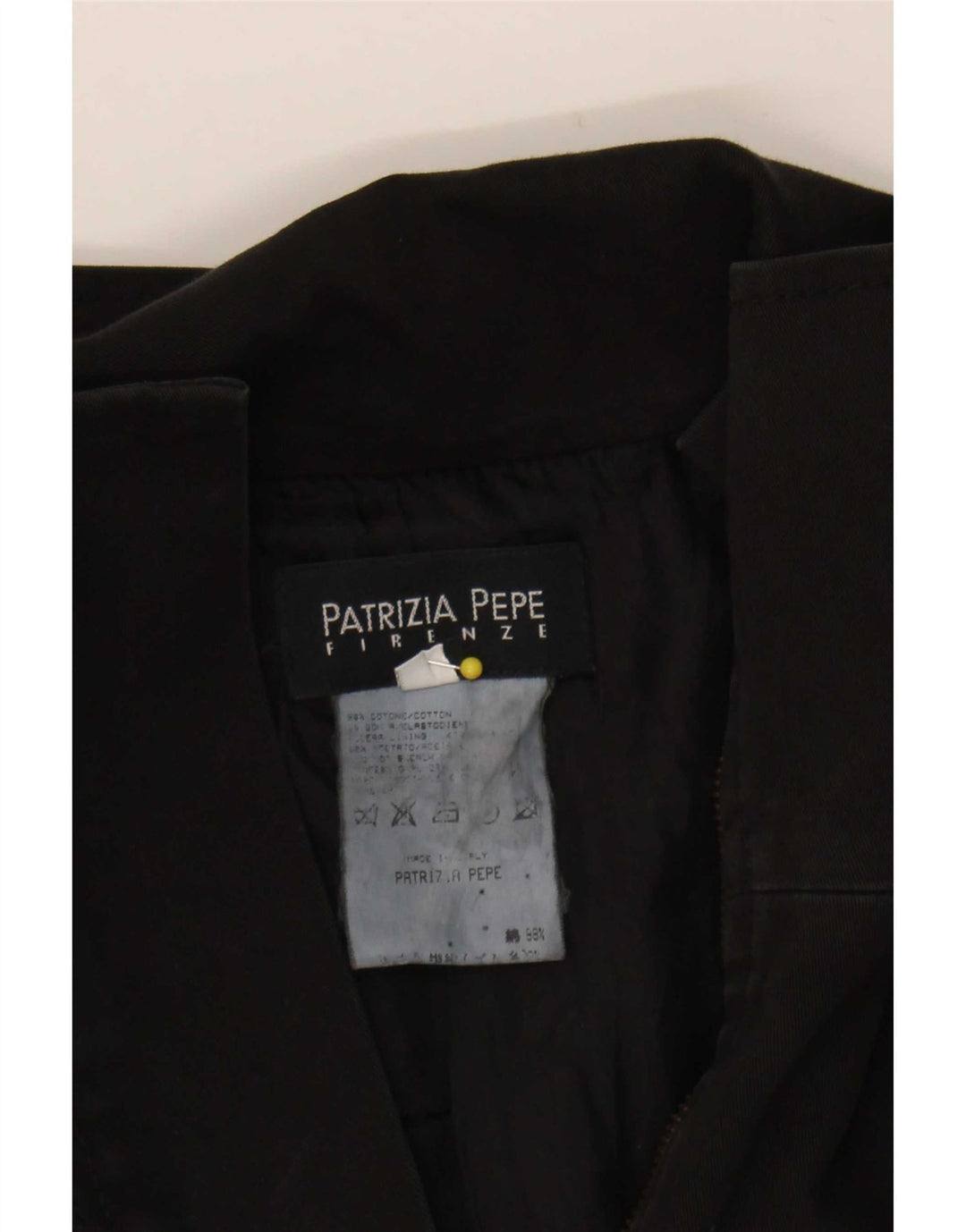 Giacca Militare Donna Patrizia Pepe IT 42 Medio Nero Cotone