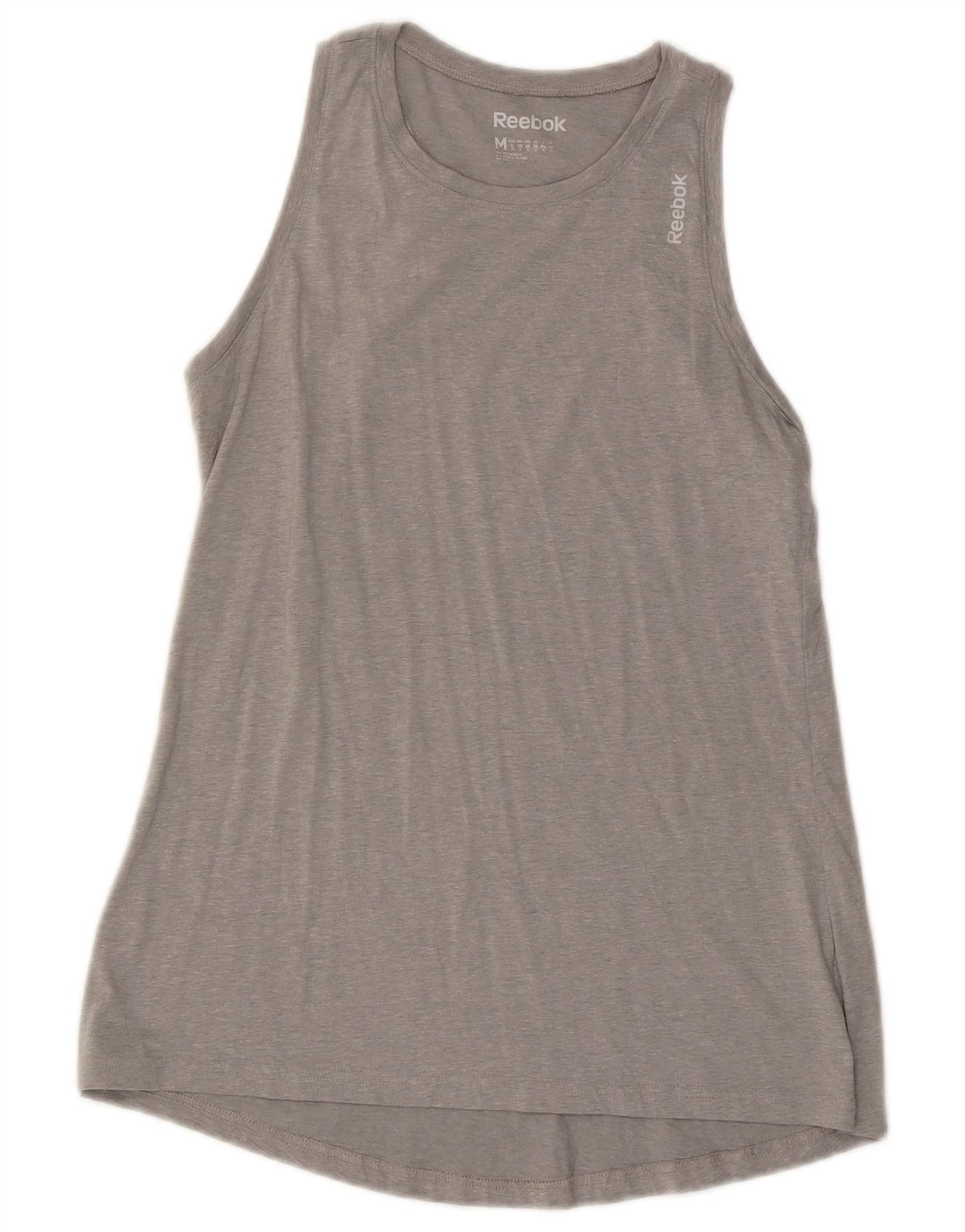 Canottiera Reebok da donna UK 12 grigio medio chiazzato