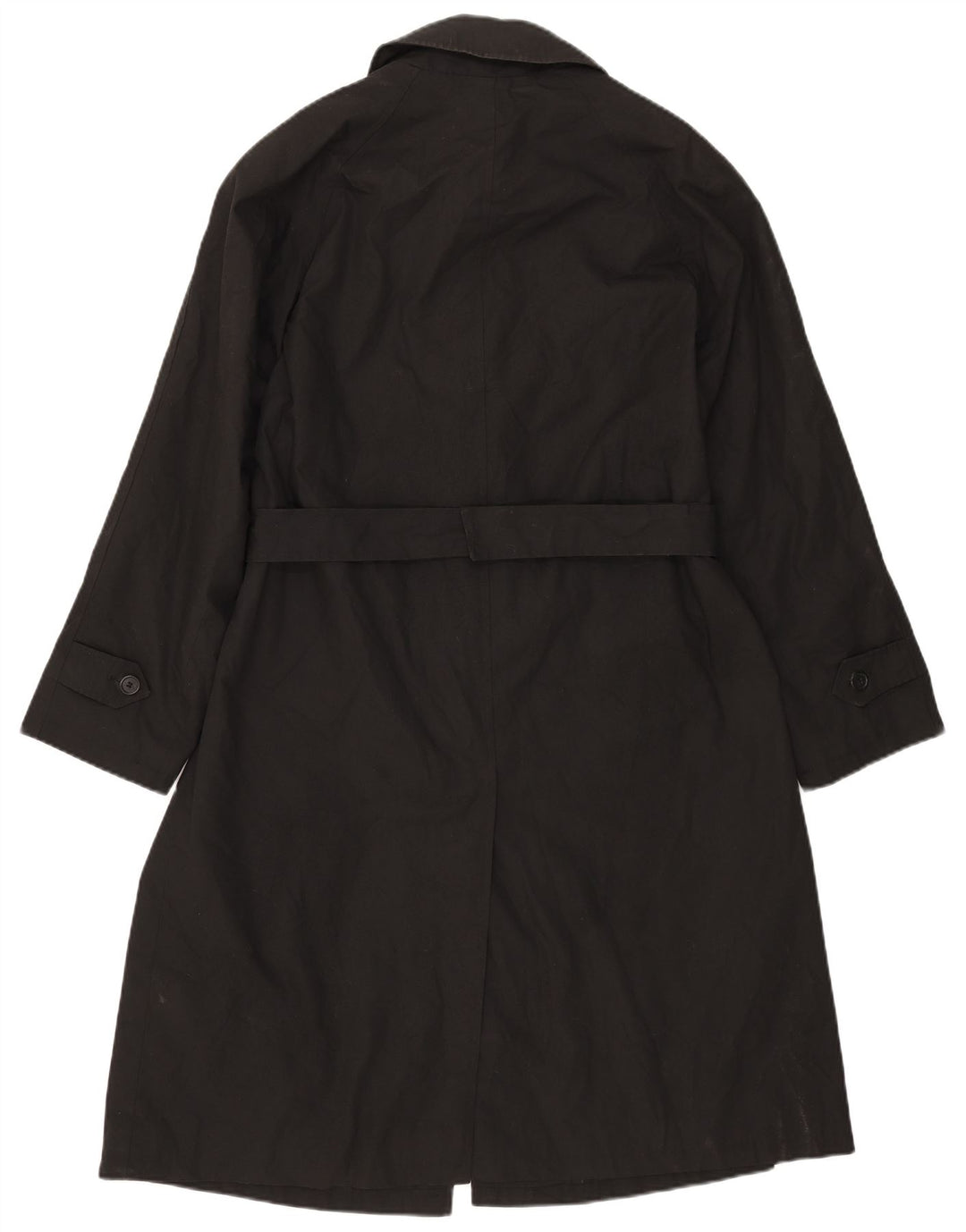 Cappotto vintage da uomo IT 46 piccolo in poliestere nero