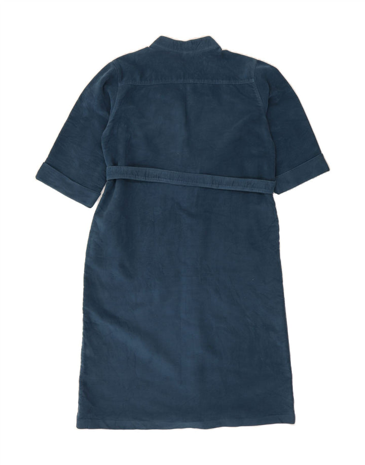 VINTAGE Womens 3/4 Sleeve Maxi Dress IT 46 Large Blue Vintage Vintage and Second-Hand Vintage from Messina Hembry 