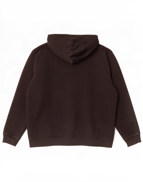 Felpa con cappuccio e zip Adidas da uomo 2XL in cotone nero