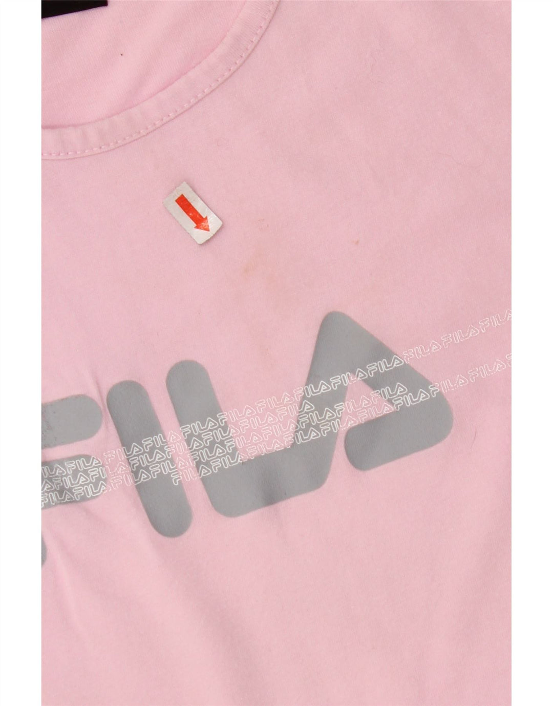 T-shirt grafica corta da donna FILA Top UK 10 piccola rosa