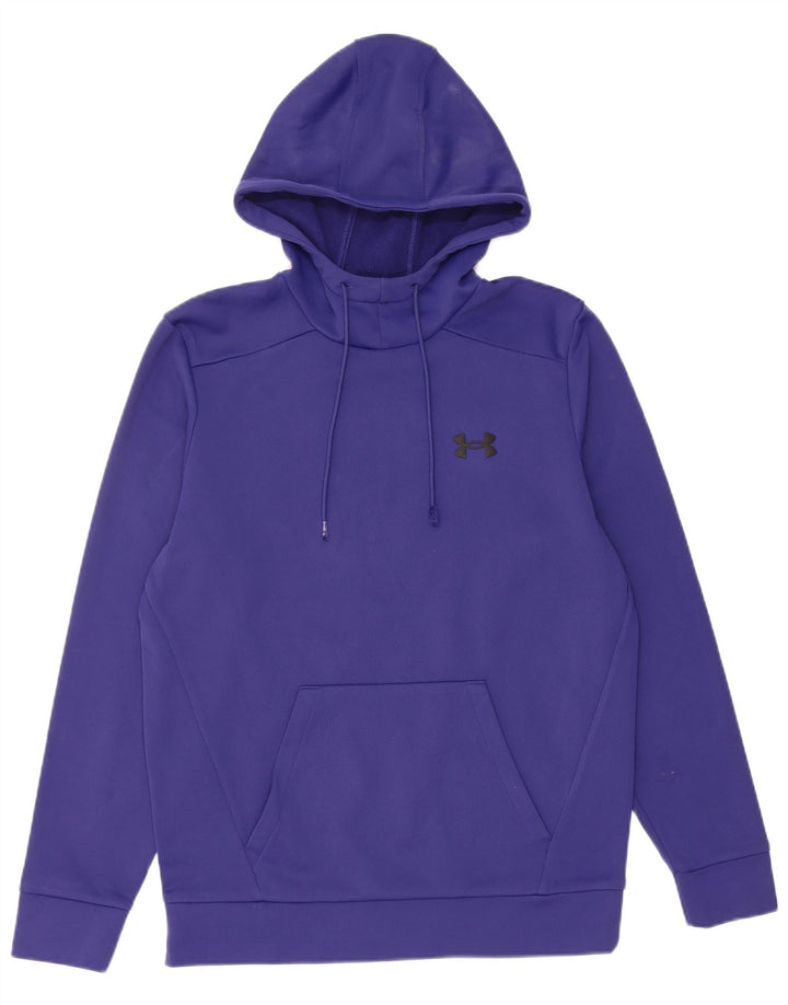 UNDER ARMOUR Felpa con cappuccio da uomo dalla vestibilità rilassata, piccola, in poliestere viola