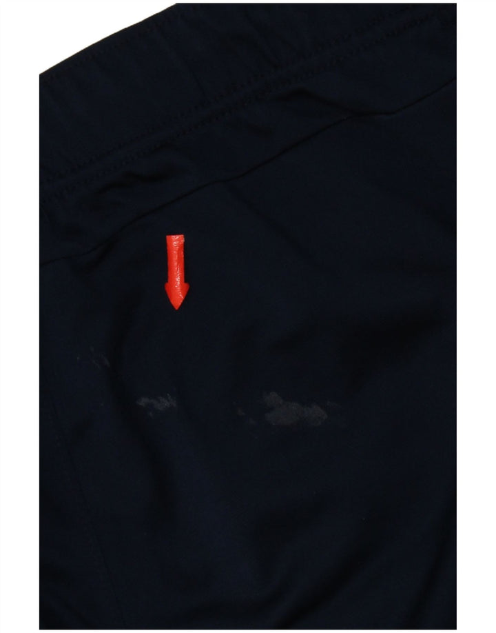 Pantaloni da tuta da uomo Adidas medi in poliestere blu navy