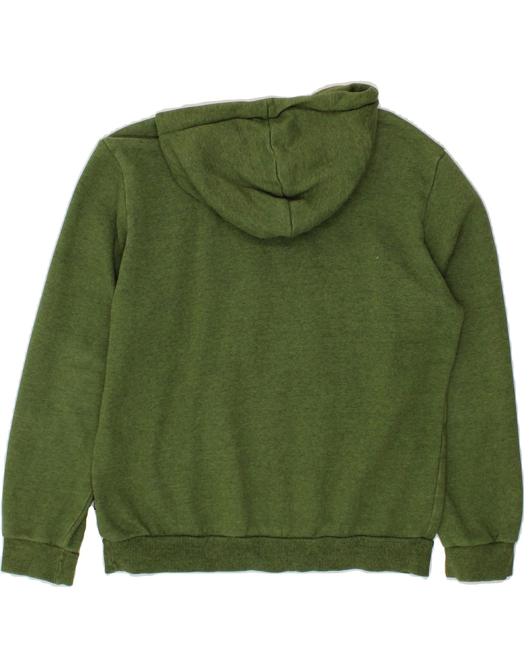PUMA Womens Oversized Graphic Hoodie Jumper UK 10 Small Green Vintage Puma and Second-Hand Puma from Messina Hembry 
