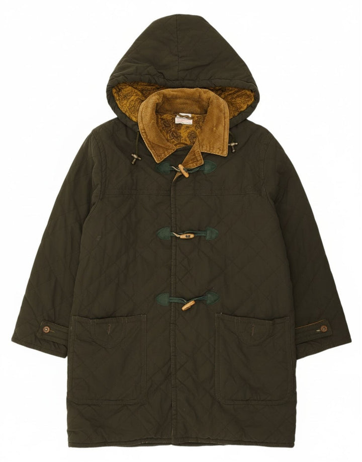 Montgomery trapuntato con cappuccio da uomo Blue Notes IT 52 XL Poliestere verde