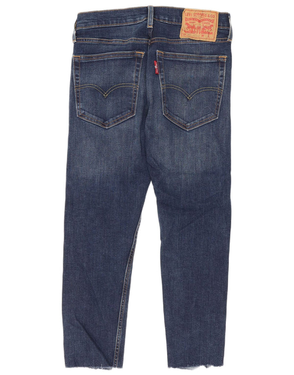 Levi's Uomo 519 Jeans skinny cropped Hi-ball W30 L23 cotone blu navy