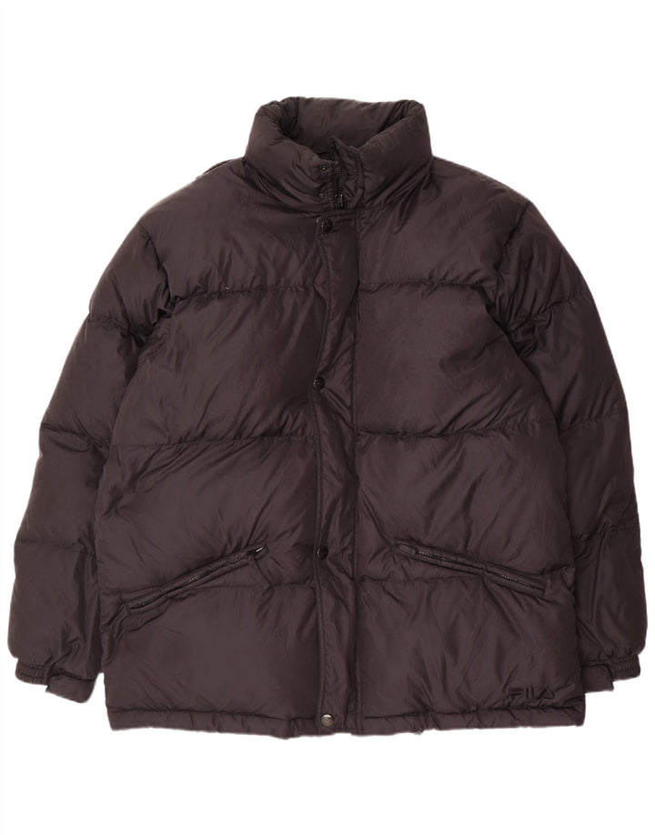 Giacca imbottita Fila Uomo IT 52 XL Nera Poliammide Invernale