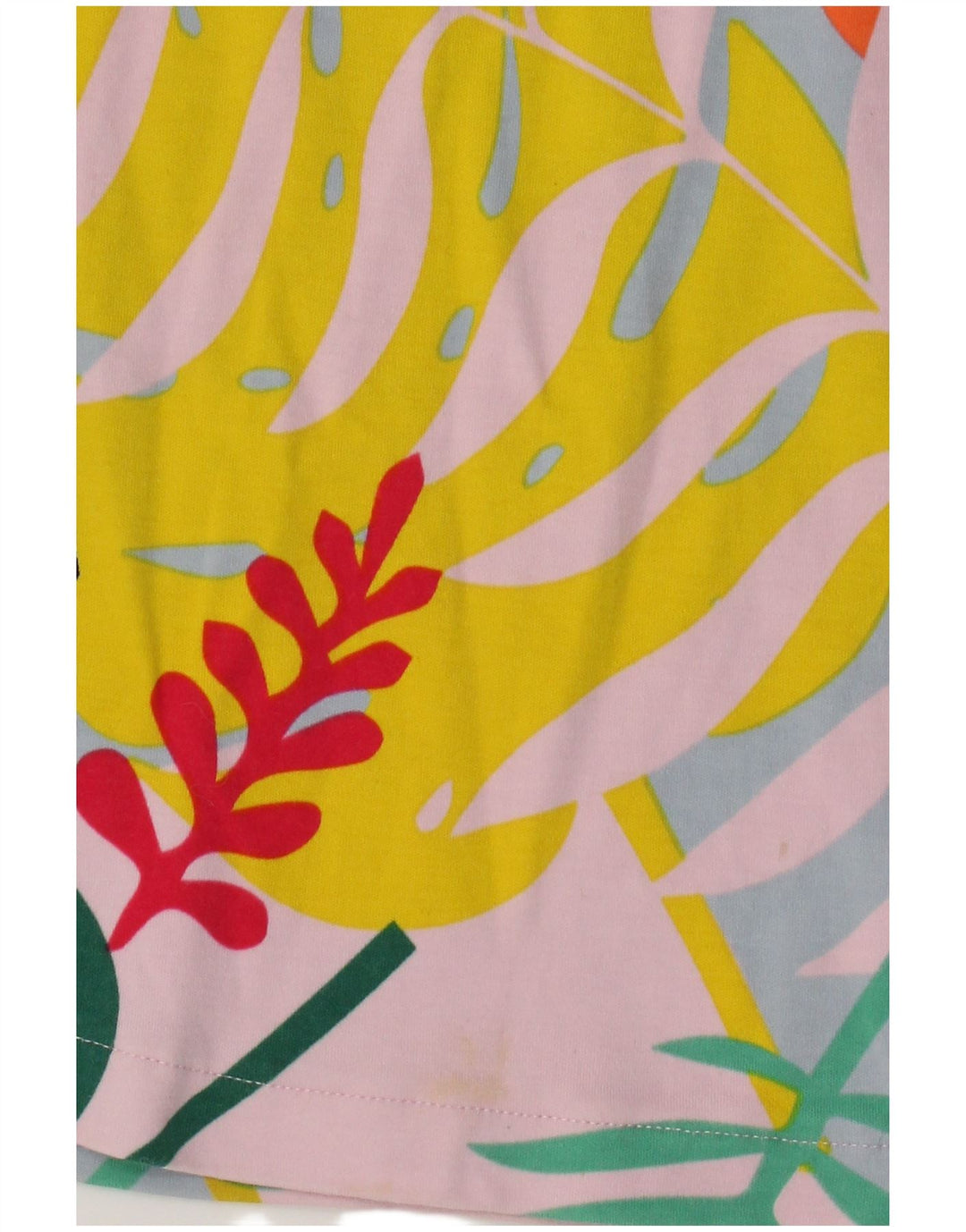 Abito T-shirt da donna ADIDAS UK 12 Cotone floreale multicolore medio