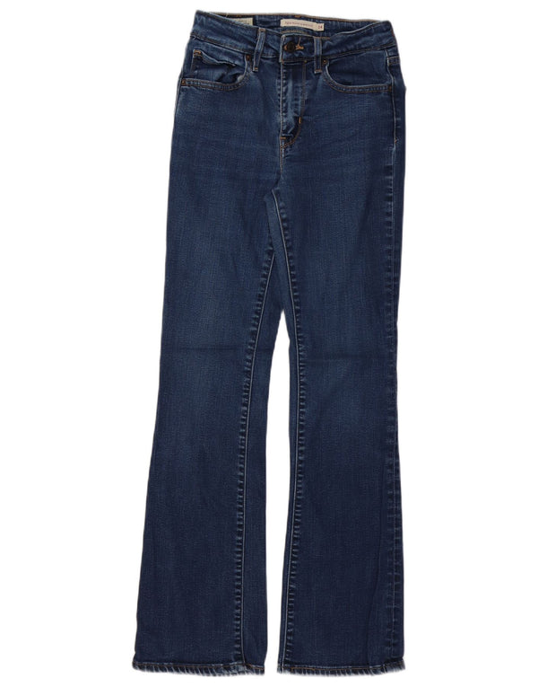 Jeans bootcut da donna a vita alta LEVI'S W24 L30 Lyocell blu