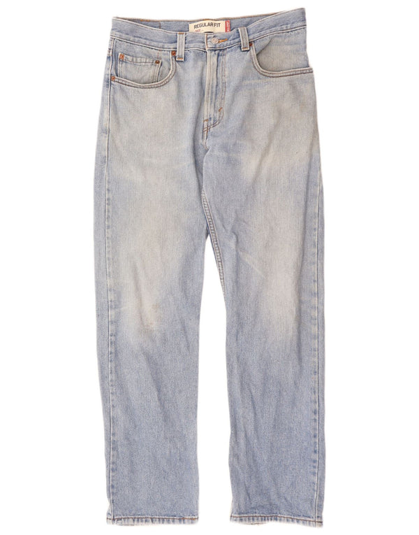 Jeans dritti da uomo Levi's 505 vestibilità regolare W32 L32 cotone blu