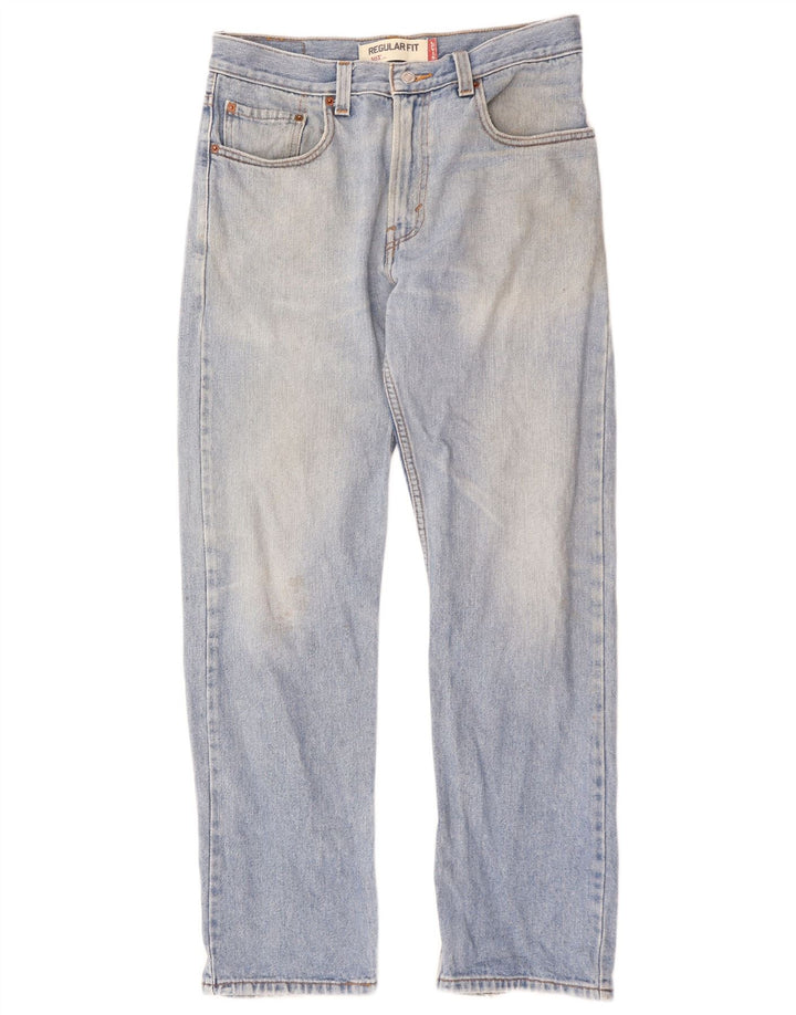 Jeans dritti da uomo Levi's 505 vestibilità regolare W32 L32 cotone blu