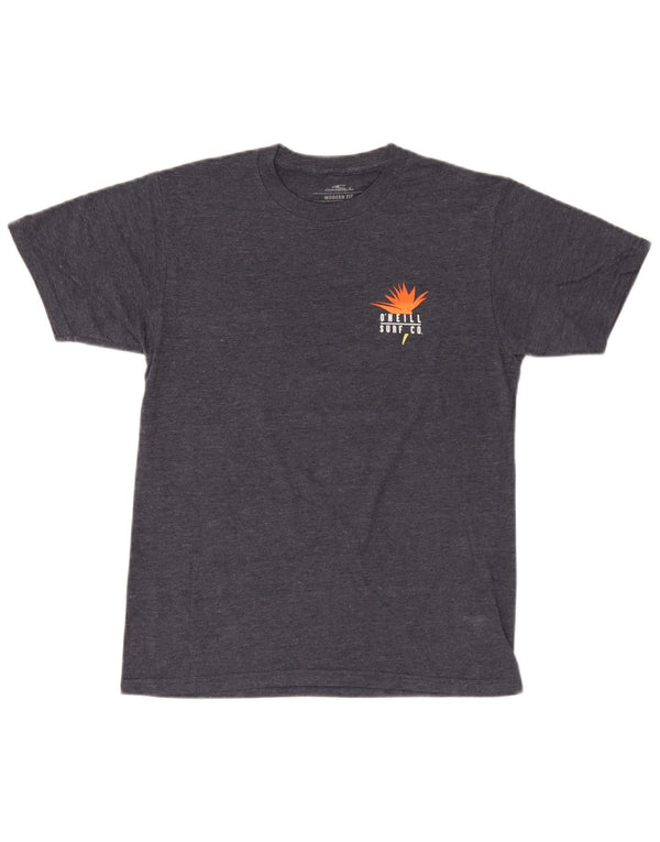 T-shirt grafica da uomo O'Neill Modern Fit, piccola, in cotone grigio
