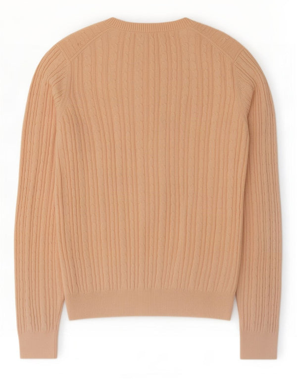 Maglione maglione con scollo a barca da donna Jack Wills UK 12 Cotone rosa medio