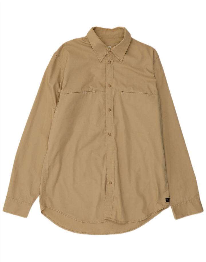 Camicia da uomo Regular Fit Calvin Klein XL Beige Poliestere