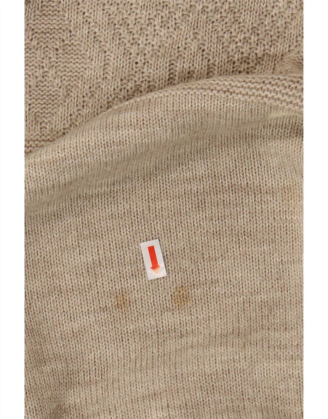 Maglione maglione girocollo da uomo Marks & Spencer in acrilico beige medio