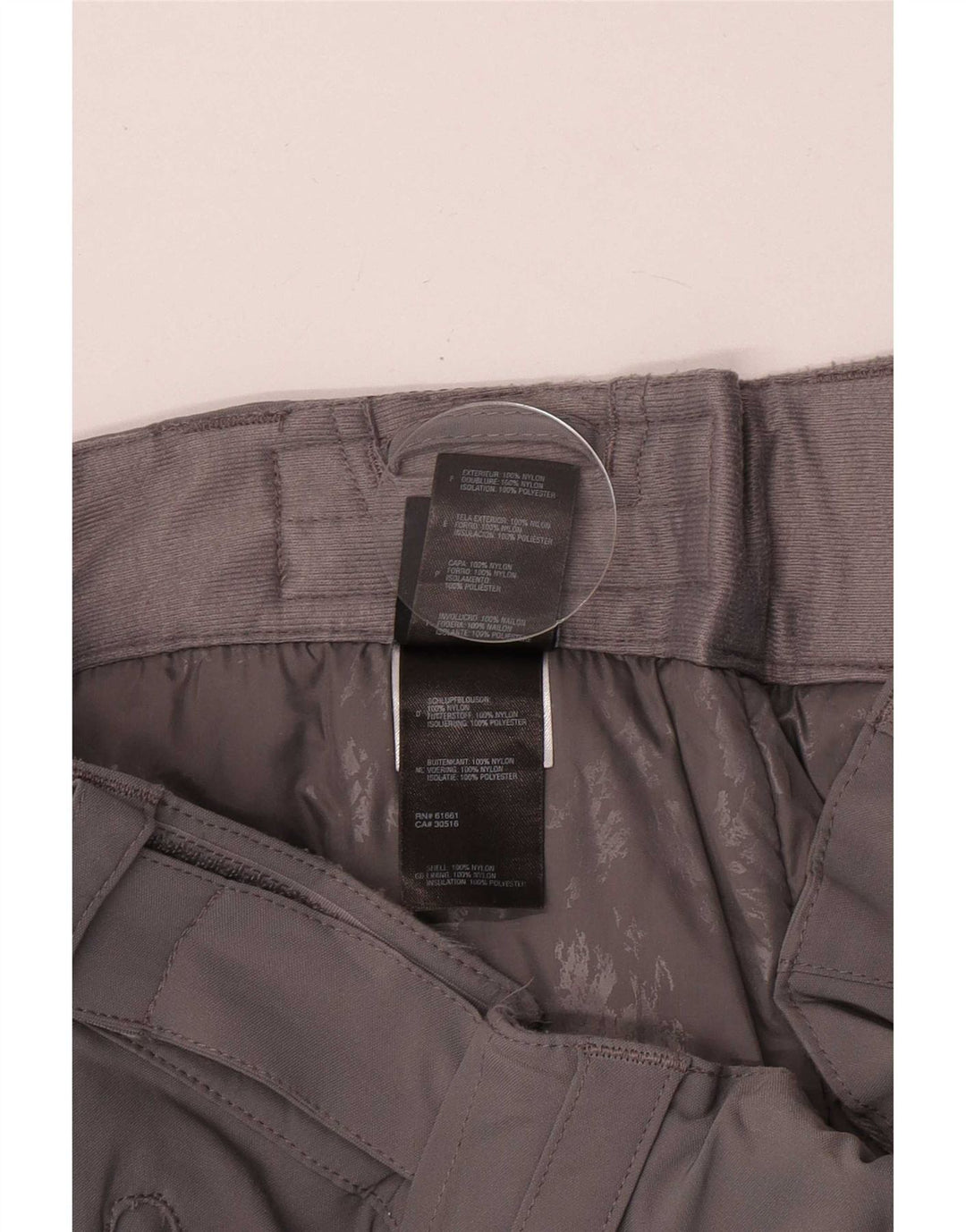 Pantaloni da sci da uomo The North Face Nylon grigio medio